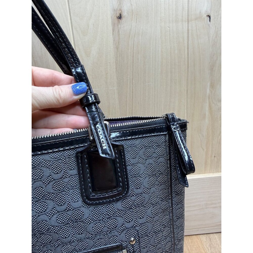 COACH Poppy Signature C Oxford Tote Bag - G1380-25051 - Picture 6 of 10